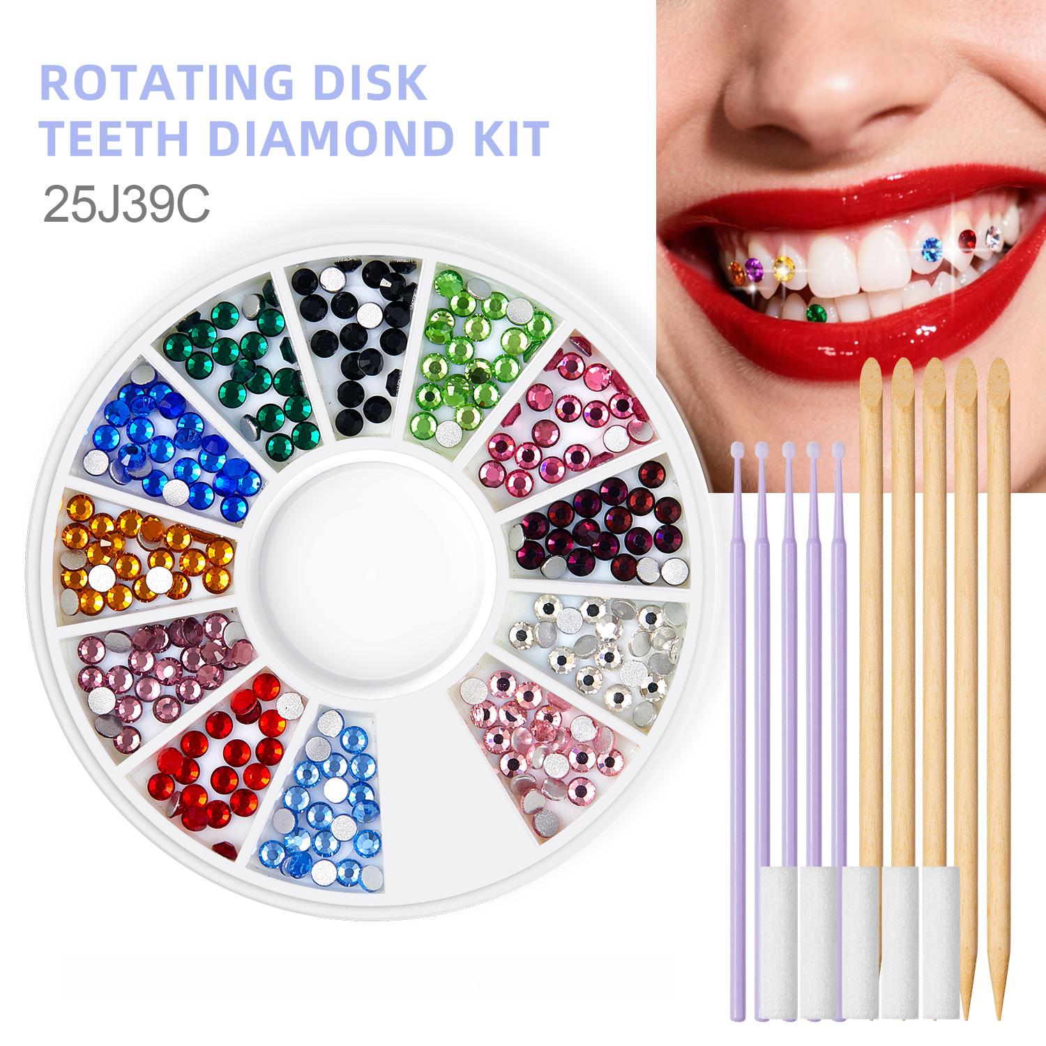 Resin Jewelry Kit - Kit DIY de Joias Dentais: Gemas,