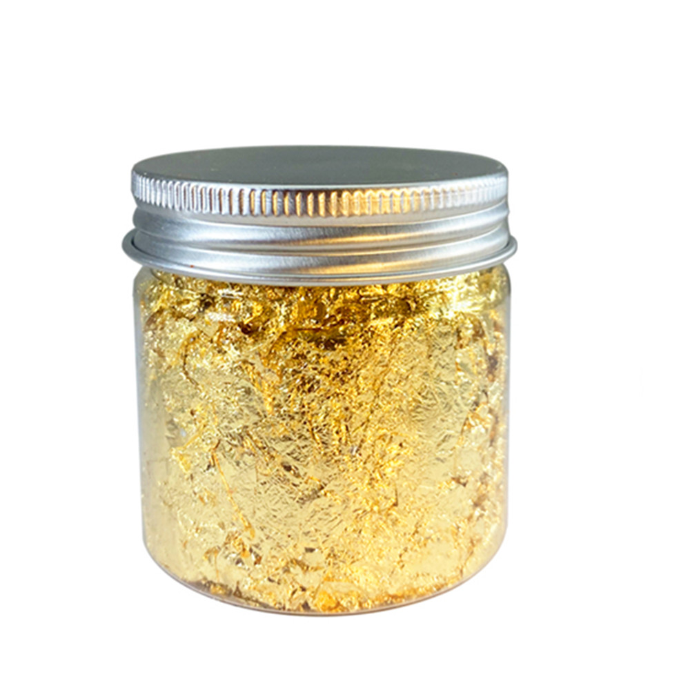 Gold Foil Flakes - Imitação de ouro rosa e prata