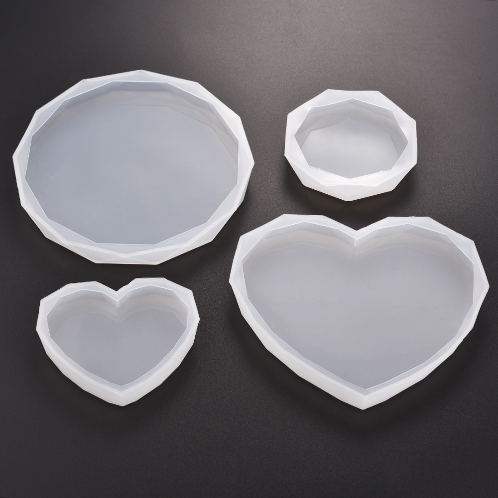 Coaster Mold Round - Molde de silicone para porta-copos de