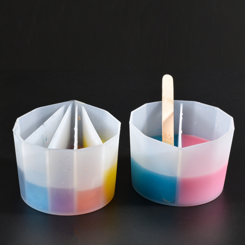 Mixing Cup Silicone - Copos divididos para derramamento de tinta,