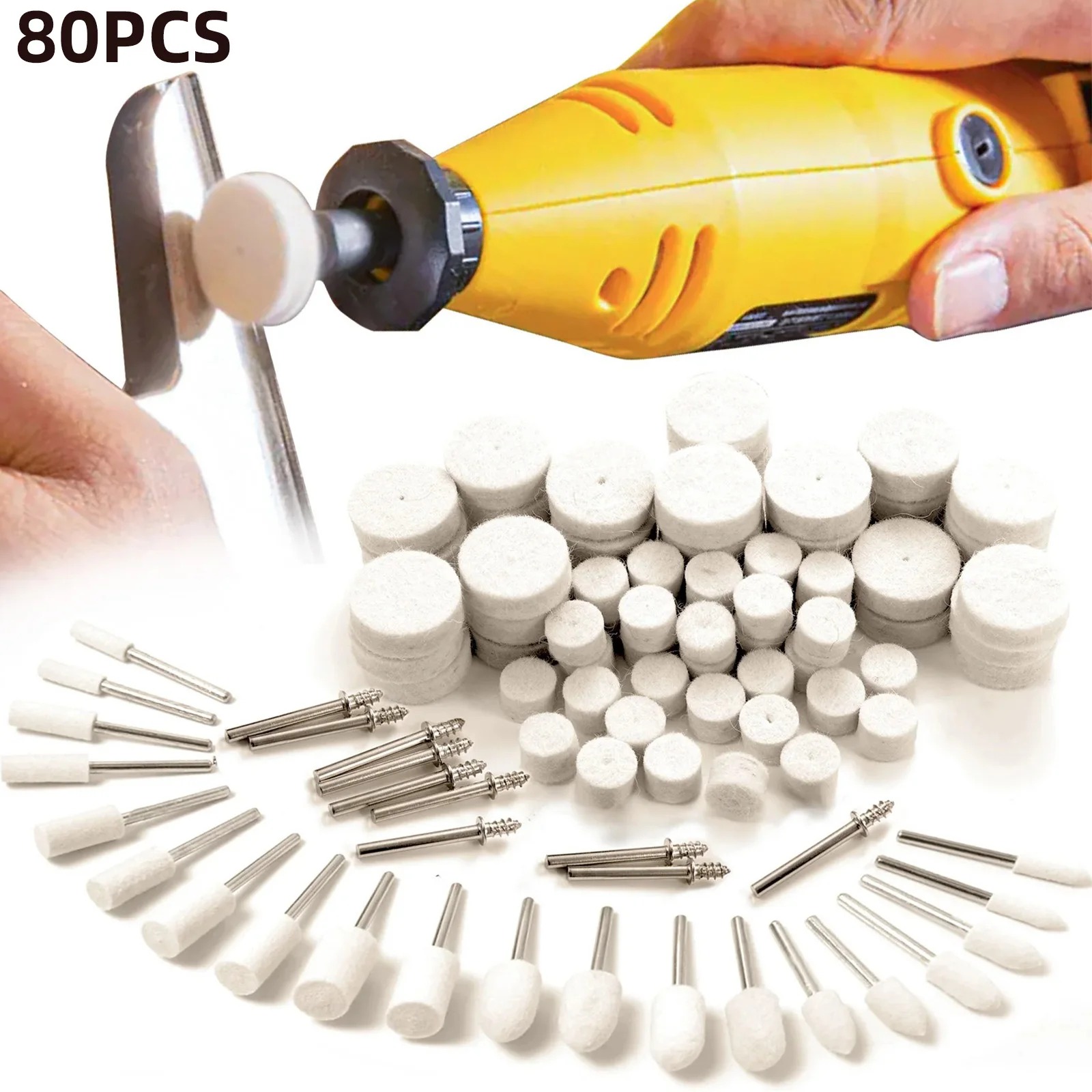 Resin Jewelry Kit - Kit de 80 Peças de Rodas