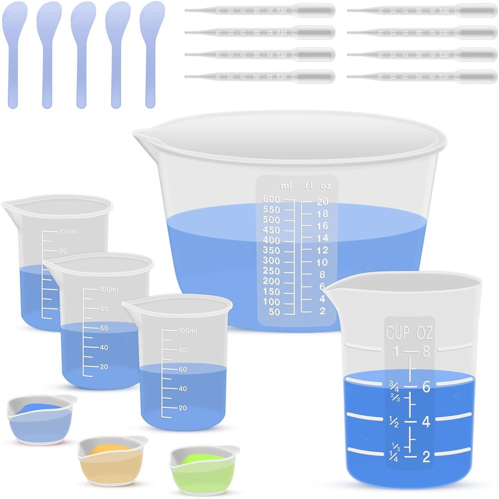 Mixing Cup Silicone - Copos de Medição de Silicone para