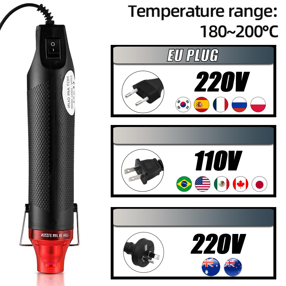 Heat Gun Small - Pistola de ar quente portátil 300w,