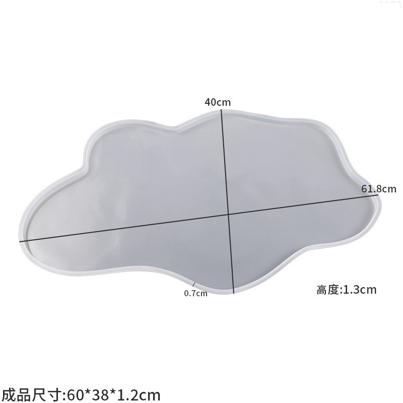 Molde de silicone grande de 61 - Resin Ocean Wave Mold avaliação e preço