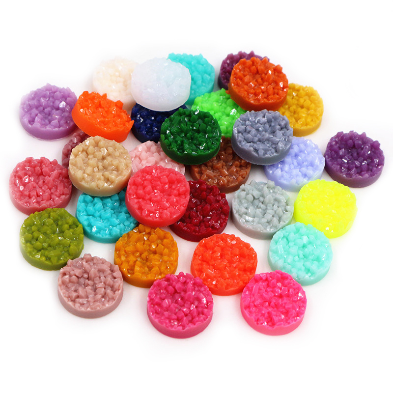 40 peças cabochões druzy de re - Resin Craft Projects avaliação e preço