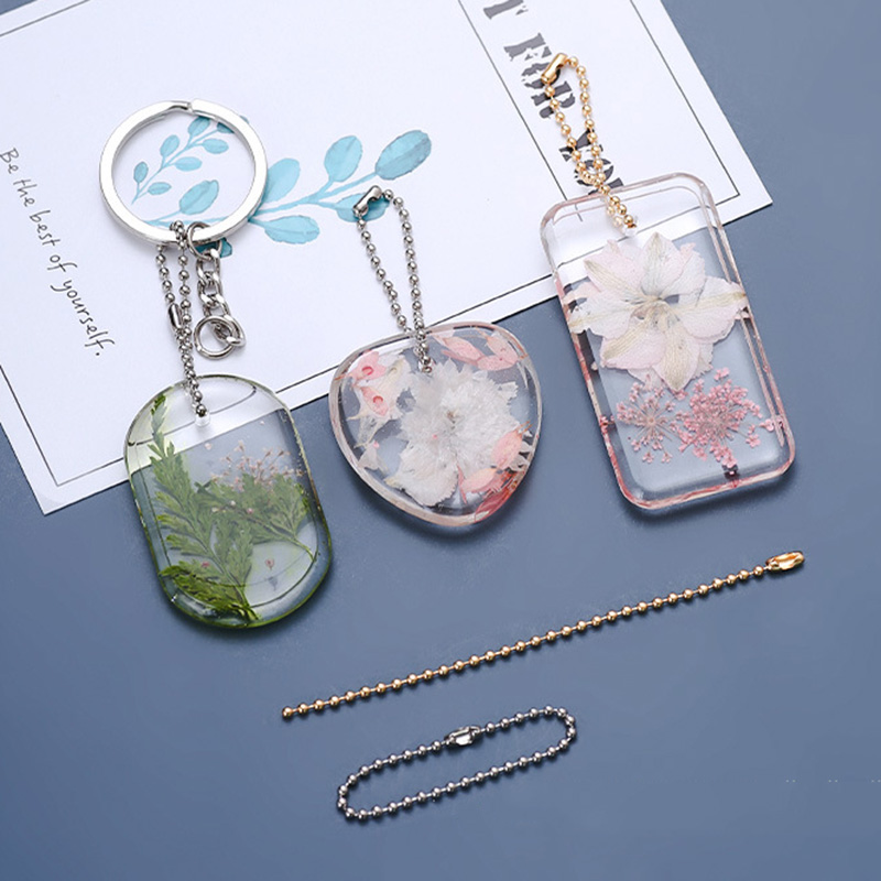 1/6/10pcs diy chaveiro pingent - Resin Jewelry Kit avaliação e preço