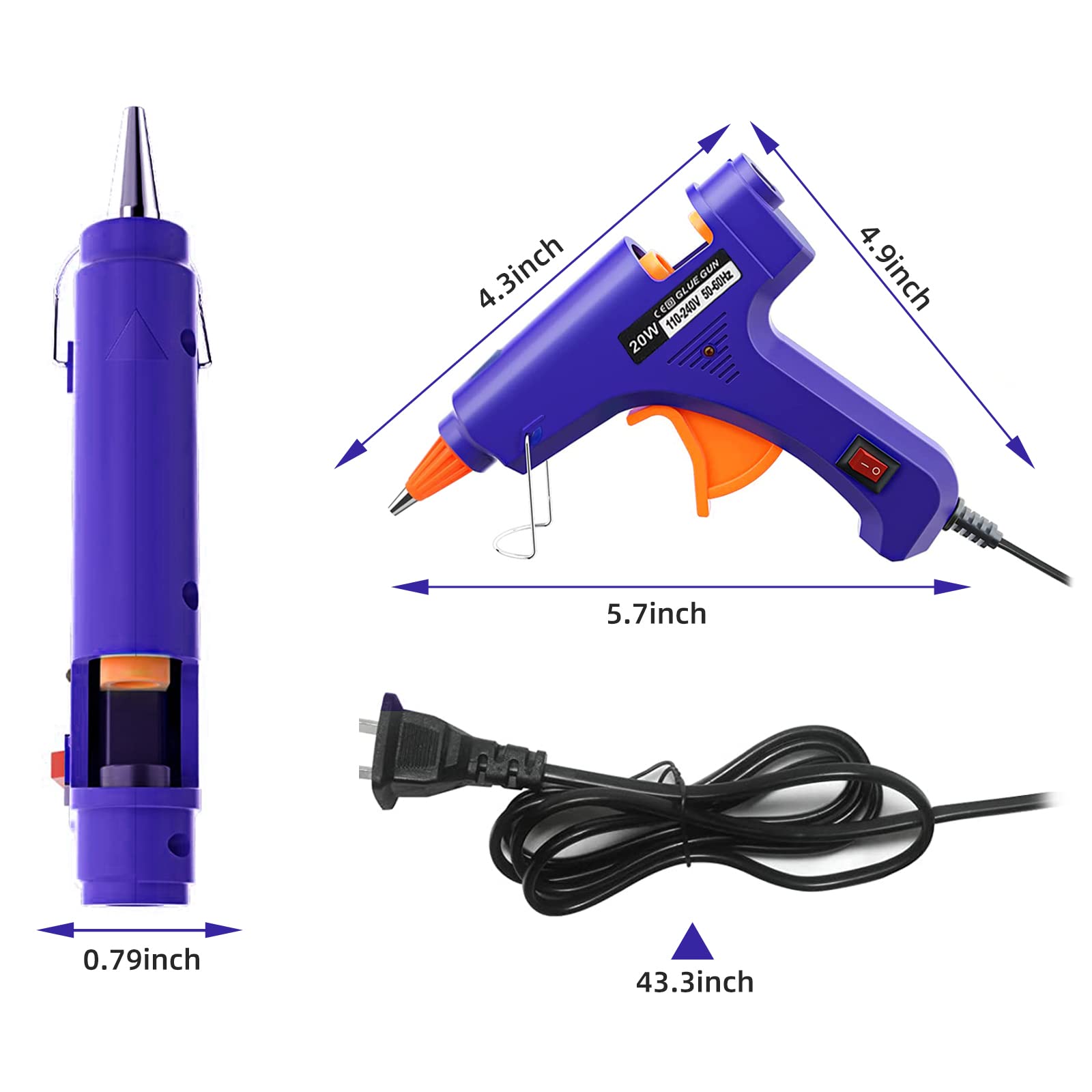 Pistola de cola quente 20w, mi - Heat Gun Small avaliação e preço