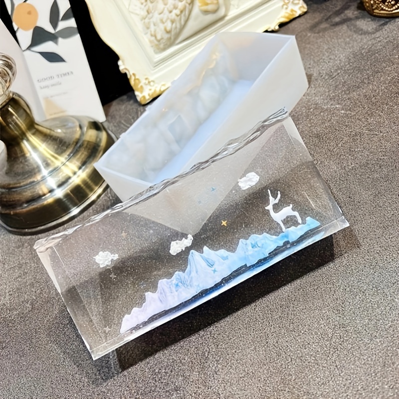 1 conjunto de moldes de resina - Resin Ocean Wave Mold avaliação e preço