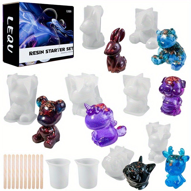 Conjunto de 19 peças de moldes - Resin Jewelry Kit avaliação e preço