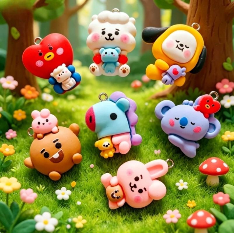 7 peças de pingentes de resina - Resin Craft Projects avaliação e preço
