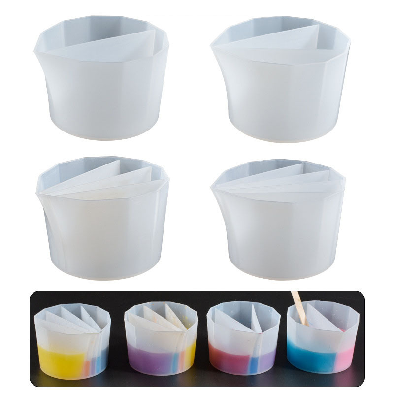 Copos divididos para derramame - Mixing Cup Silicone avaliação e preço