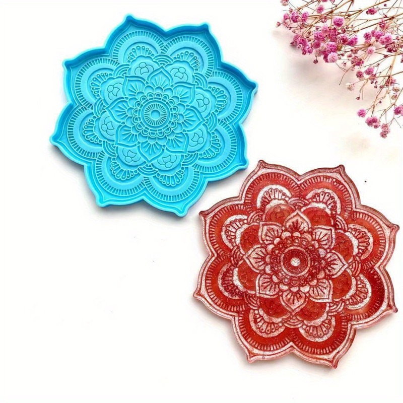 Molde de silicone para porta-c - Coaster Mold Round avaliação e preço
