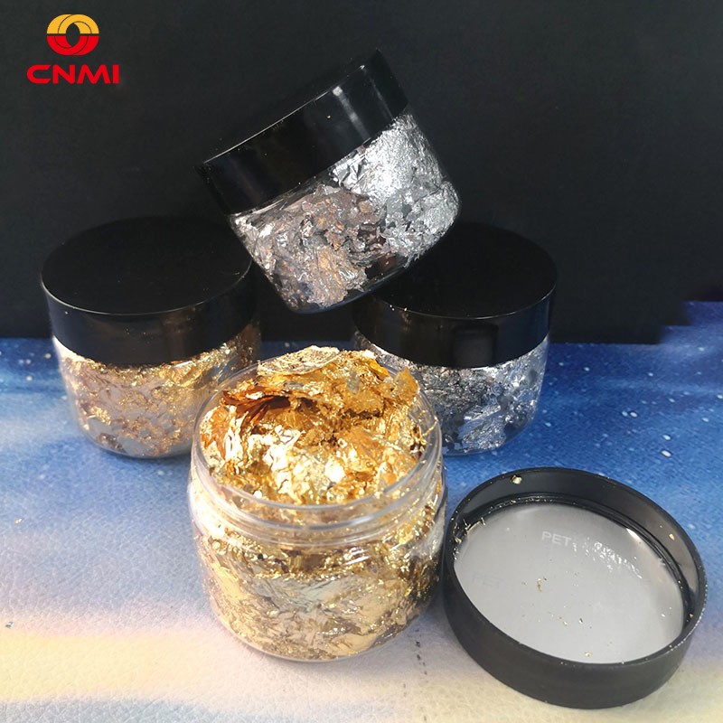 3g flocos de folha de ouro res - Gold Foil Flakes avaliação e preço