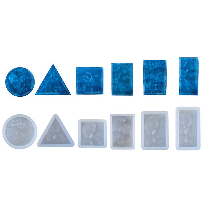 Kit de 4 Moldes de Silicone pa - Resin Ocean Wave Mold avaliação e preço