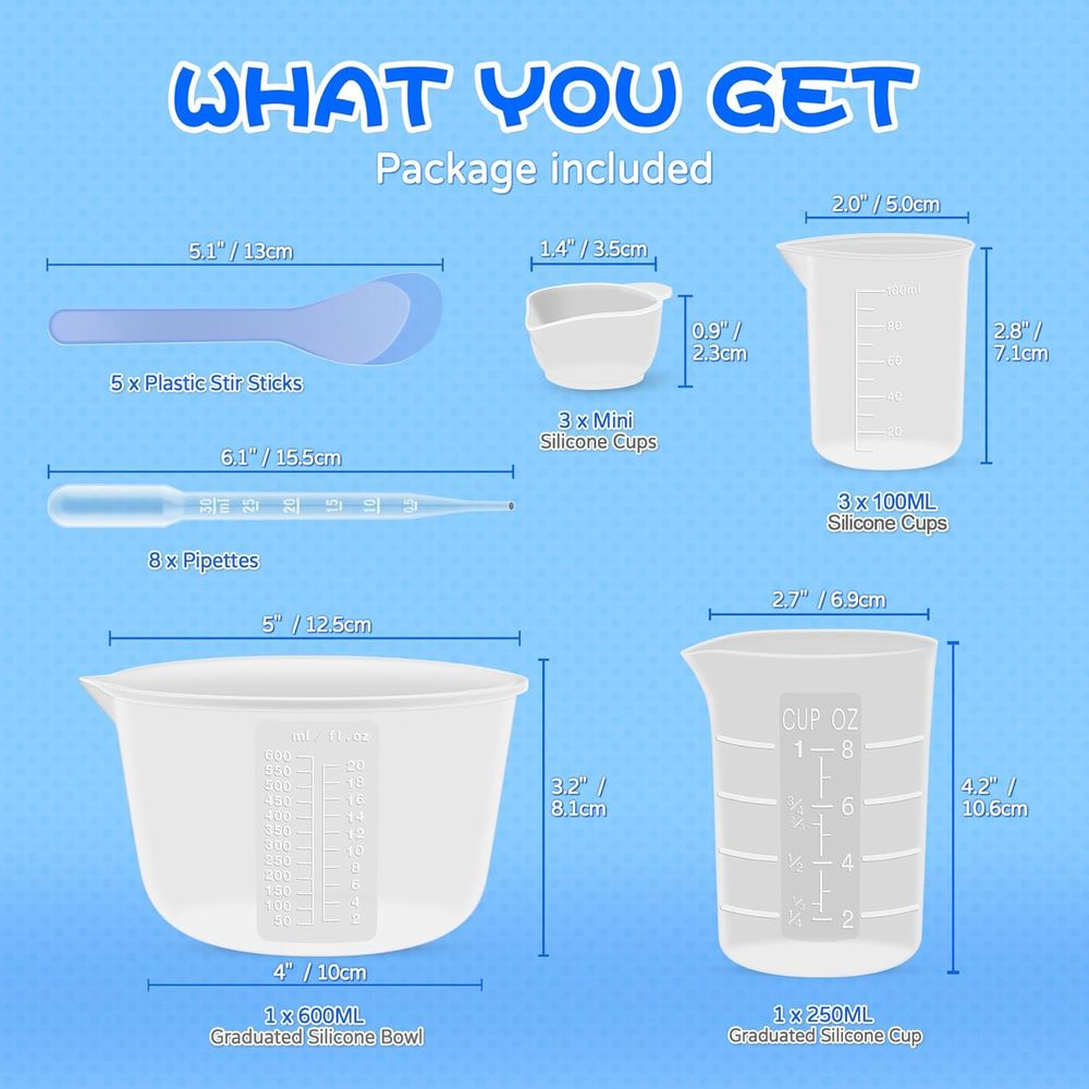 Copos de Medição de Silicone p - Mixing Cup Silicone avaliação e preço