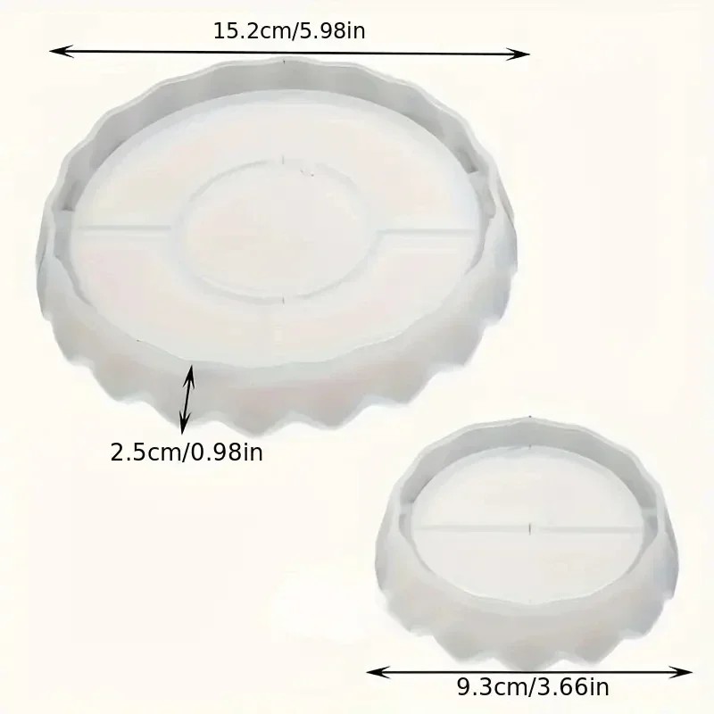 Maravilhosa Bandeja de Silicon - Coaster Mold Round avaliação e preço